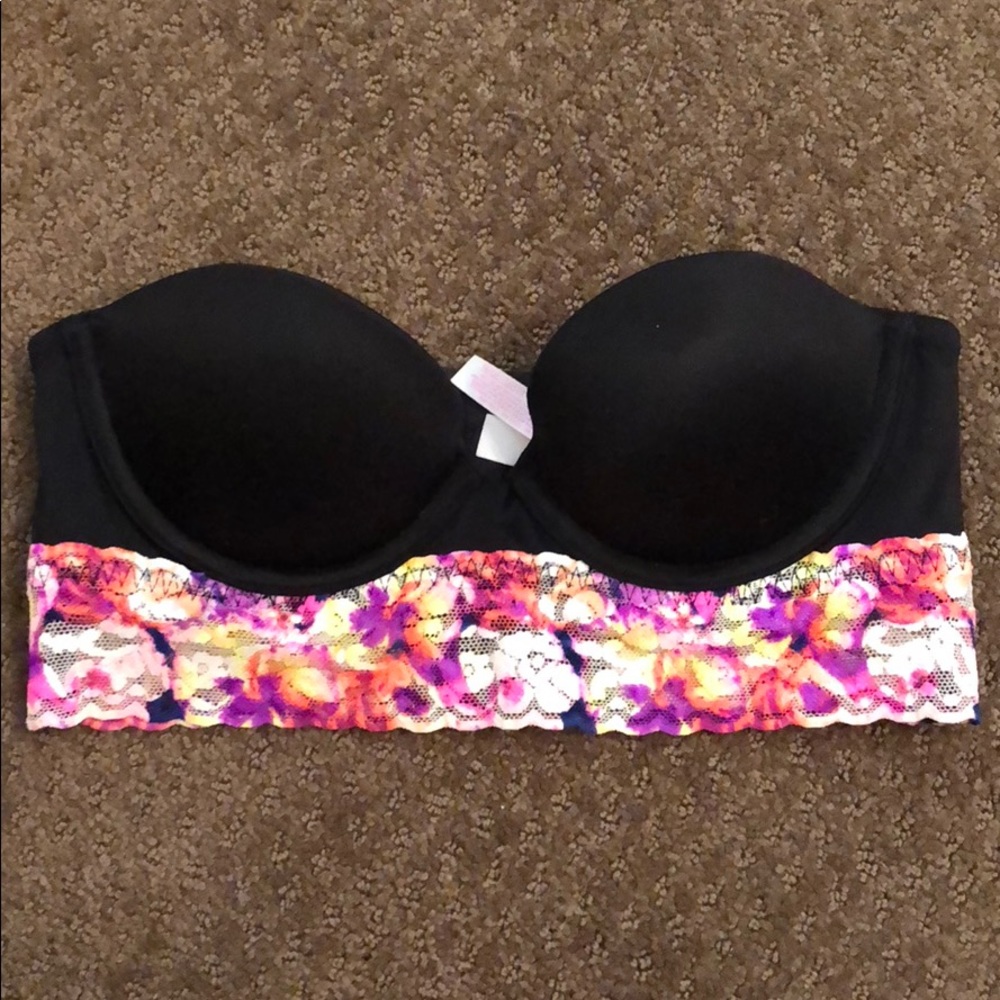 Victoria’s Secret pink strapless bralette/bra